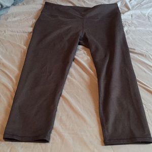 Fabletics slate grey capris.